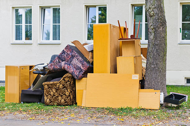 Bulky waste - old couch and cabinets.